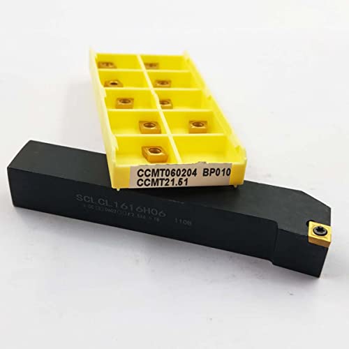 Herramientas de Torneado GBJ SCLCL 1616H06 con Insertos CCMT060204 miniatura 7