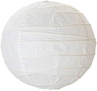 2 X IKEA REGOLIT - Pendant lamp shade, white - 45 cm