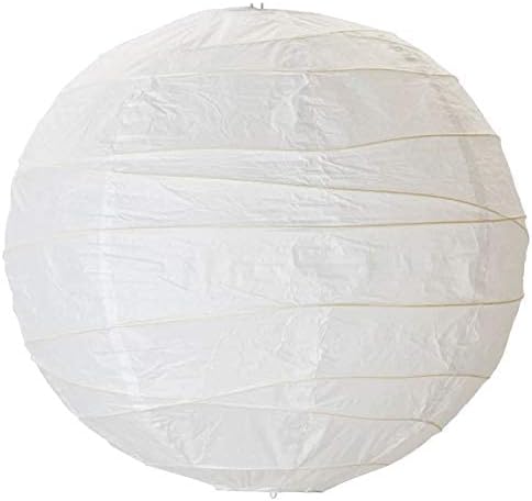 2 X IKEA REGOLIT - Pendant lamp shade, white - 45 cm