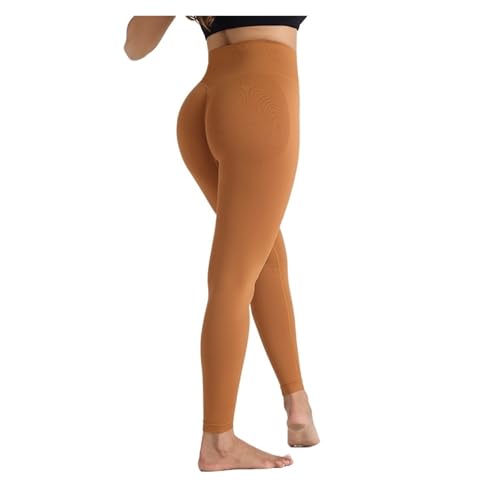 Sew Yoga Peach Hip Yoga Clothing Line High Waist Fitness Pants High Elasticity Sports Outdoor Premium Compression Sport Effect(CK0041-2,Medium)