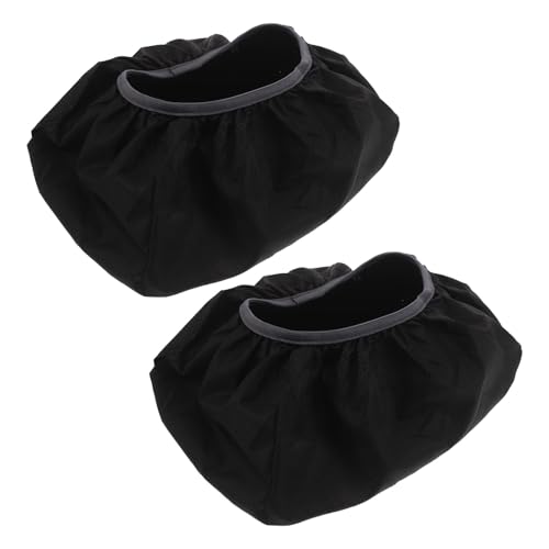 Abaodam Funda Protectora para Mochila 2 Piezas, Cubierta Inferior Antidesgaste y Antipolvo, Tamaño Ajustable para Senderismo, Camping y Uso Escolar, Negra
