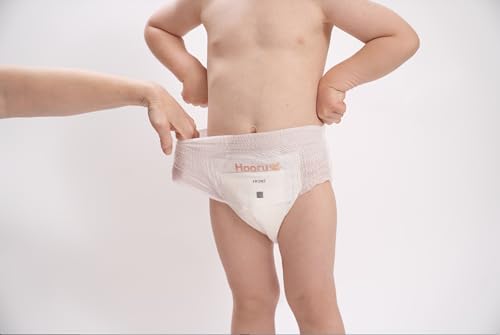 Image of Hooru Potty Training Underwear - Disposable Training Pants Hypoallergenic for Sensitive Skin, Total Chlorine Free, Superior Absorbency, Leak Protection, (2T - 3T (120 Pants))