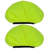 Luxshiny Fahrrad Lenkertasche Regenschutz 2 Stück Wasserfeste Schutzhülle mit Elastischem Bund für Mountainbike und Citybike bei Regen