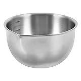 iplusmile Taza Medidora de Arroz y Granos de Acero Inoxidable con Vertedor Resistente y Práctica para Cocina para Legumbres y Regalos para Hogar