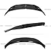 WheelX Rear Spoiler Compatible with 2016-2021 Honda Civic, Duckbill Fits for 2016 2017 2018 2019 2020 2021 4-Door Sedan, Trunk Exterior High Kick Tail Deck Lid Wing Lip (Glossy Black)