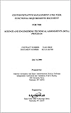 Center Initiative Management (CIM) Tool Functional Requirements Document for the Science and Engineering Technical Assessments (SETA) Program: July 14, 2000 (English Edition)