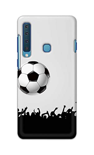 Image of Printed Hard Back Cover Case for Samsung Galaxy A9 2018 Back Cover (Football Icon) -702