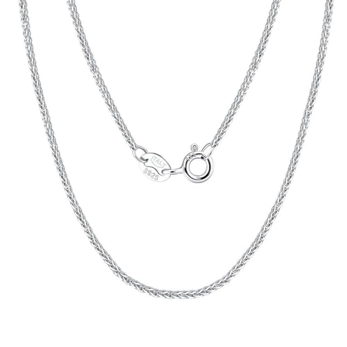 Collier maille en V en argent véritable KnSam, un bijou d'exception
