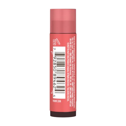 Burt's Bees Tinted Lip Balm Hibiscus, Pink,1 Count