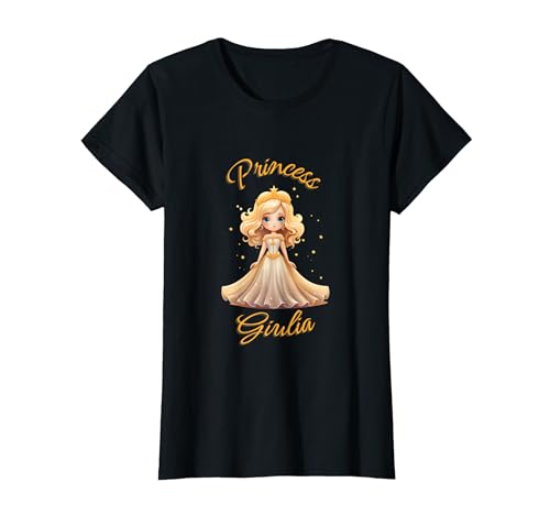 Pequeña princesa rubia, el mundo comprometido de Giulia Camiseta