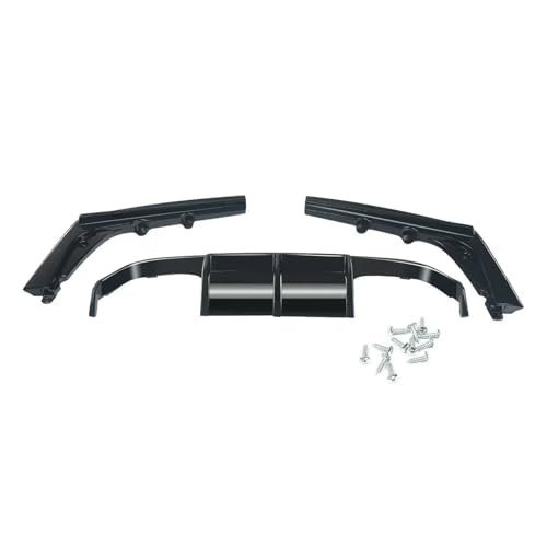Difusor trasero para F80 M3 y F82 M4 2015-2020 en negro brillante estilo PSM