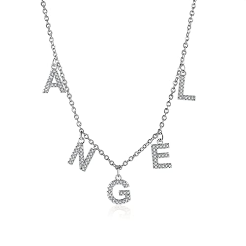 Apestore Custom Letter Necklace Rose Gold Plated Cover