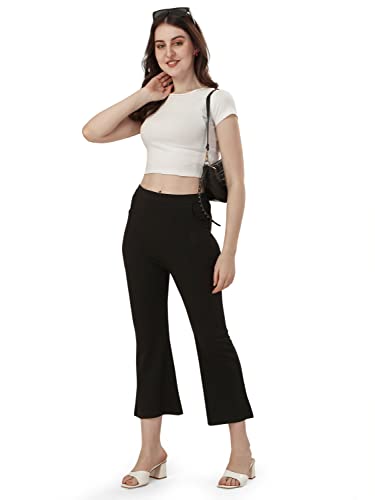 Image of Mehrang Women's Yoga Dress Pants Stretchy Work Slacks Business Casual Office Straight Leg /Boot-Cut Elastic Waist Regular Fit Trouser Pant