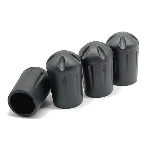 Universal Moon Chair Leg Covers 4Pcs, Durable Foot Caps for Camping Chairs Fits 14/15/16/18mm(14mm)