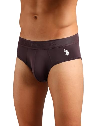 Image of U.S. Polo ASSN. Men's AB001 Microfiber Brief with Quick Dry Feature - Pack of 1