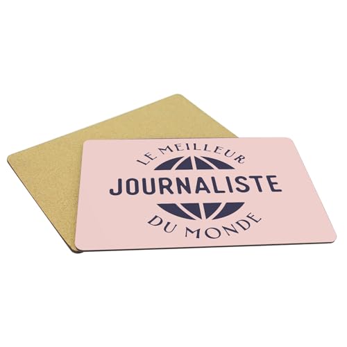 Set de table rose en liège lot de 4 napperons de grand format 39,5x28,5 cm - 5