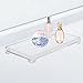 DELIPPLY Vanity Bathroom Tray, Acrylic Rectangle Decorative Catchall Organizer Storage Tray (Large-Clear)