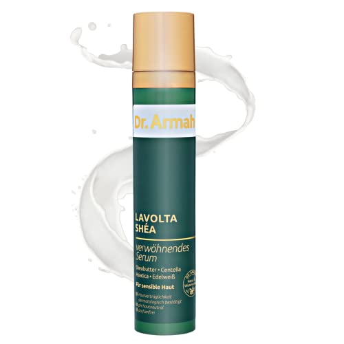 LAVOLTA suero facial reafirmante cuidado natural antiedad para una hidratación intensiva con edelweiss, manteca de karité, centella asiática y vitamina E - vegano sin perfume sin silicona 50ml