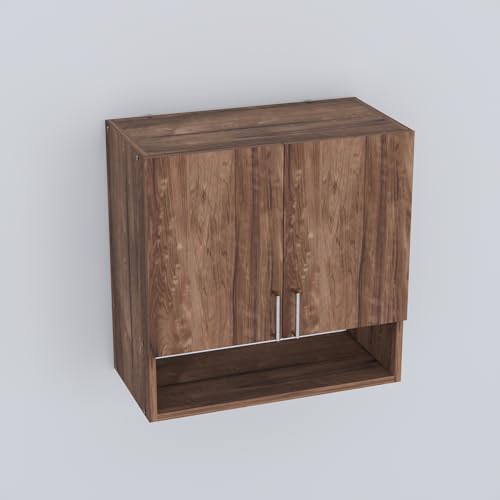 Image of SPECIALITY PANELS 2 Door Modular Wall Mounted Kitchen Cabinet with Organizer Shelf Space Saving Storage Unit Engineered Wood Cupboard for Kitchen Living Room Utility Organizer Furniture | DIY Assembly