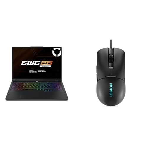 Lenovo Legion Pro 5 16IAX10H - Ordinateur Portable Gaming 16'' OLED WQXGA 165Hz (Intel Ultra 7 255HX, RAM 32Go, SSD 1To, NVIDIA RTX 5070 8GB, Windows 11) Clavier rétroéclairé en Blanc AZERTY - Noir