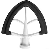 Flexibler Schaber-Schlägel mit Silikonkanten, 4,5 QT und 5 QT Kippkopf-Mixer KSM1 KSM100 KSM110 KSM120 KSM15 KSM16 (schwarz)