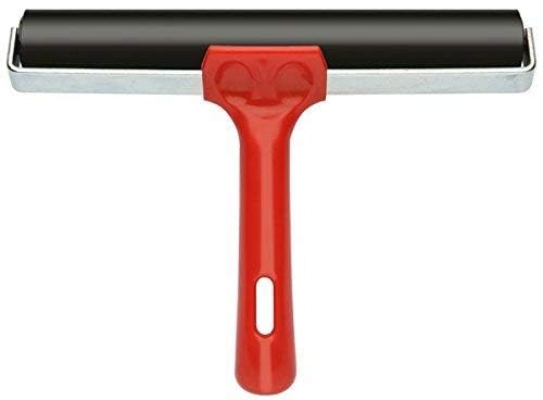 QALAM Kaari Lino Rubber Roller Ink Roller Brayer 8 inch,Wide Rubber Roller, Rubber Brayer Roller for Printing, Print, Stamping and Ink Tools-image-35