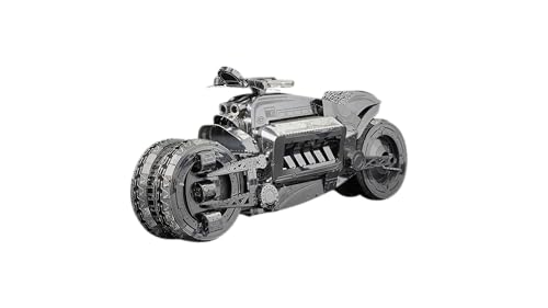 Metal Zone Moto Futurista Puzzle 3D Metal. Maqueta para Construir Moto. Rompecabezas de Metal 3D de Vehiculos. Puzzle 3d Metalico para Adultos de 13,4 x 4,3 x 5,6cm