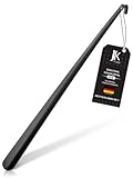 JK Trade® Das Original | 72cm STABILER Edelstahl Schuhlöffel Lang | Schuhanzieher Edelstahl Lang zum Stehen | Schnell & Rückenschonend | ideale Länge & Breite | Shoe Horn | Business Aufhängbar