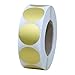 Hybsk runde Aufkleber, goldfarben, 2,5 cm, Klebeetikett, 1000 pro Rolle 1 Roll gold