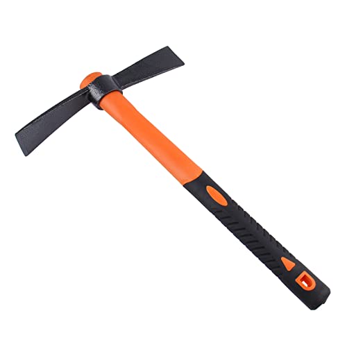 LUBAN Piccone Upupa con Ascia e Ascia forgiate per impieghi gravosi, Impugnatura ergonomica Antiscivolo 38,5 mm/15 Pollici, piccone a Doppia Testa per Giardinaggio, Caccia, paesaggistica all'aperto
