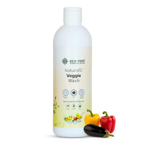 Image of Natural Vegetable & Fruit Wash Liquid | Plant-Based Cleaner with Citrus & Tulsi Enzymes | Odorless, Free from Harsh Chemicals, Safe for Babies & Pets | Pack of 1 | 500ml