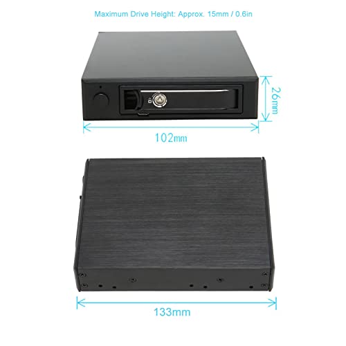 Enclosure para disco duro 2.5 pulgadas con función de bloqueo mecánico miniatura 5