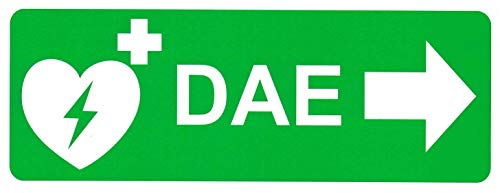 CARTELLONISTICA ADESIVA PER DEFIBRILLATORE DAE