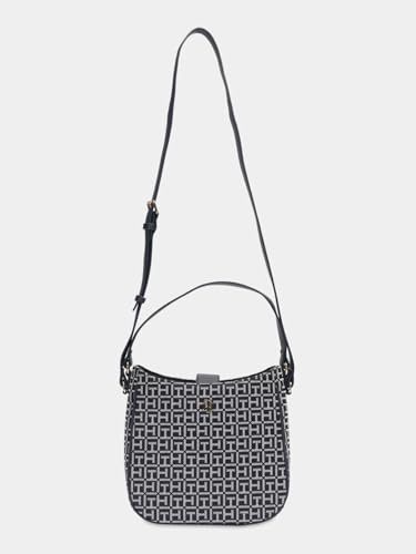 Image of Logo Black Polyester Sling Bag