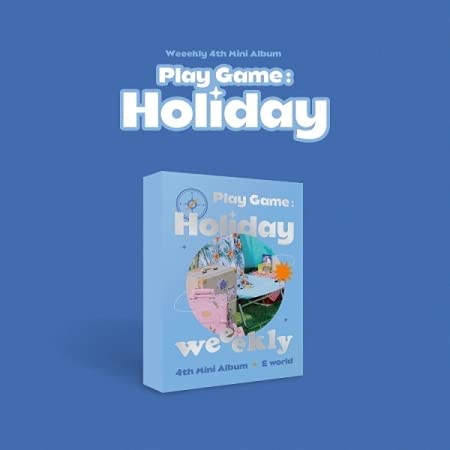 Juego semanal de juego Holiday 4th Mini álbum E Ver CD+1p Póster+92p PhotoBook+2p PhotoCard+1p Photo Ticket+1p Pegatina+1p Foto Impresa+1p Etiqueta