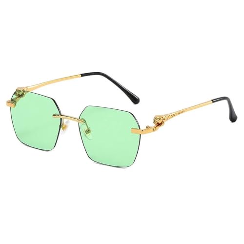 Lunettes de soleil tendance sans cadre pour un look rétro sans compromettre le confort