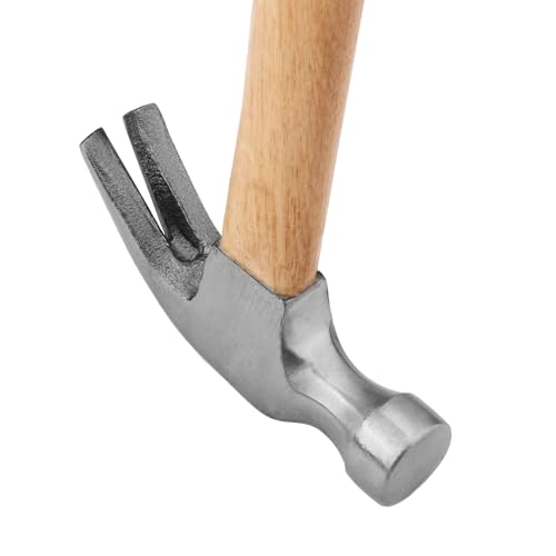 GENHAKON 5 Pack 16 OZ Claw Hammer with Wood Handle for Husband, Dad, or Friends! Ideal for Woodworking, Repairing, and Nailing