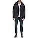 Calvin Klein Men's Waterand Wind Resistant Hooded Coat from Fall Into Winter, Deep Black, Large