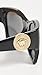Versace VE 4452 GB1/87 Black Plastic Fashion Sunglasses Grey Lens