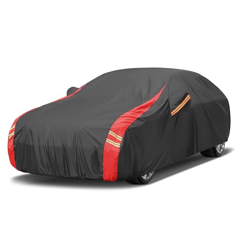 Waterproof All Weather Full Exterior Cover Rain Snow UV Protection Cover Car Cover Custom Fit for Toyota Corolla 2000-2025 Honda Civic 1991-2025.