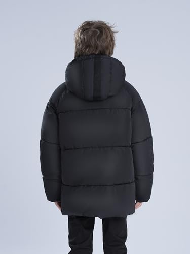 maoo garden Boys Puffer Winter Jacket Fleece Lining Heavyweight Water-Resistant Coat for Big Kids3