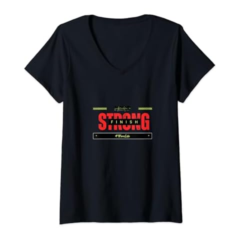 Womens LostADay Challenge V-Neck T-Shirt Cover