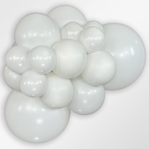 Image of Sempertex Fashion White Balloons, Latex, 11 Inch, 25 Pcs