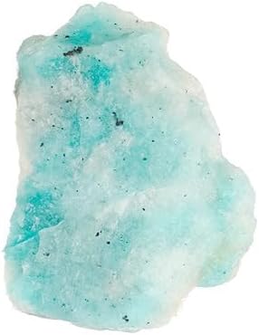 WHZHDMA Bulk Natural Crystal Rough Stone Natural Amazonite Ore Crystal Rough Stone Ornaments Ore Specimen Rough Material Demagnetizing Stone Crushed Stone Rocks Stones and Crystals