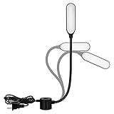 Hanbaak Sewing Machine Light, Magnetic Base LED Work Light with Flexible Gooseneck for Sewing Machine Drill Presses Craft Workbenches Lathes