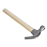 DIYEAH Multifunktionaler Klauenhammer Holzgriff Präzise Schläge Ergonomisch für Schreiner...