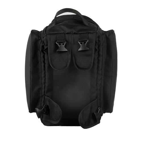 Image of Steelbird Polyester Adventure T2 Tank Bag 15L with Transparent Front Screen for Mobile Navigation and Magnet Enabled (Black)