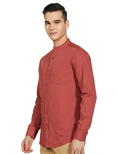 Image of Amazon Brand - Symbol Men Solid Regular Fit Casual Shirt