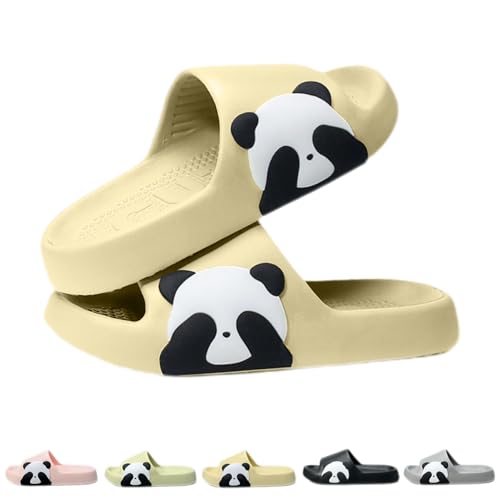 Panda Slippers - Cute Cartoon Indoor Outdoor Wear for Couples - EVA Bathroom Slippers