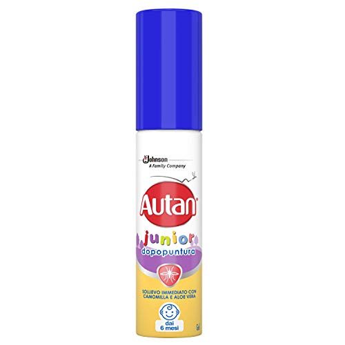 Autan Dopopuntura Junior per Bambini dai 6 Mesi, Insetto Repellente Antizanzare, 2 Confezioni da 25 ml